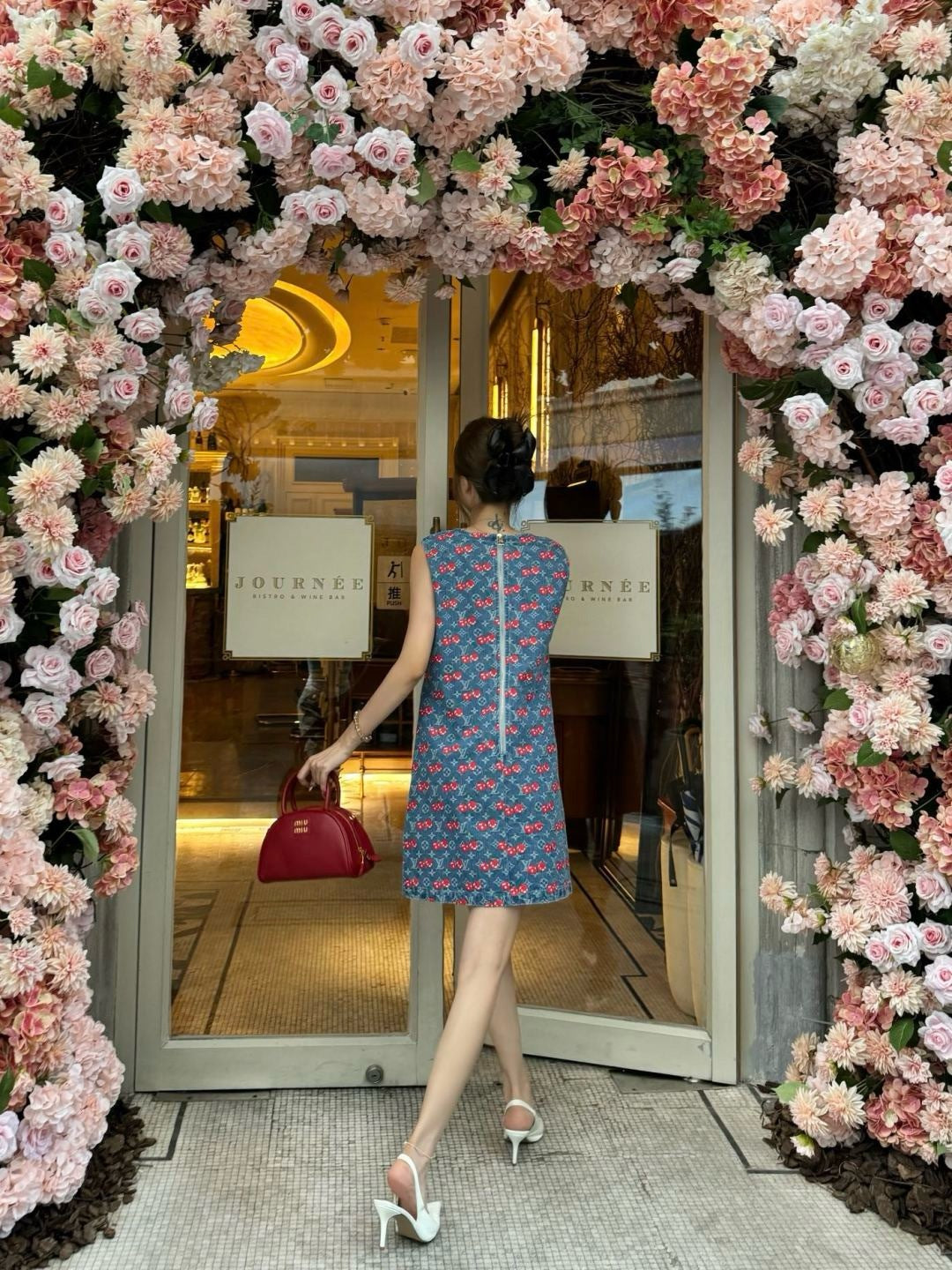 Louis 25ss jacquard dress