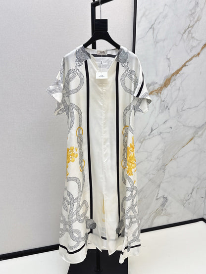 Herm 25ss silk dress
