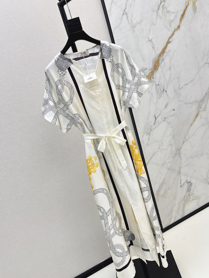 Herm 25ss silk dress