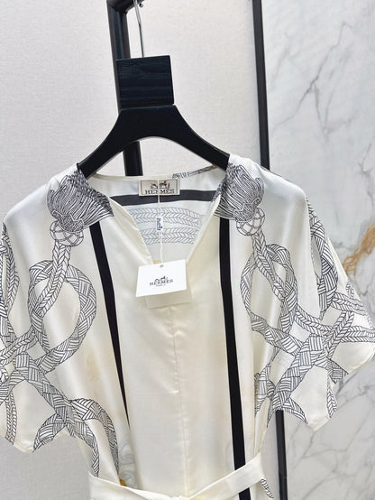 Herm 25ss silk dress
