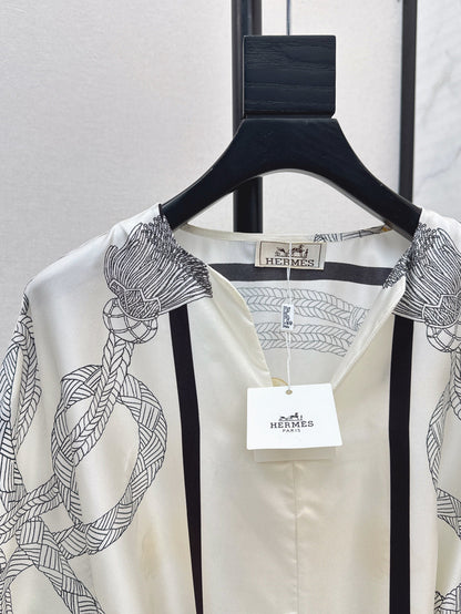 Herm 25ss silk dress