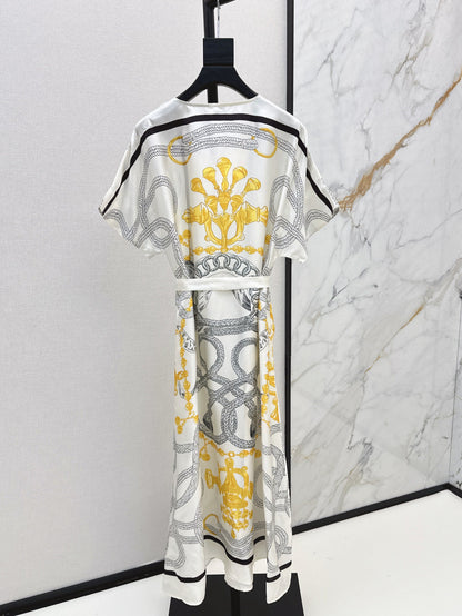 Herm 25ss silk dress