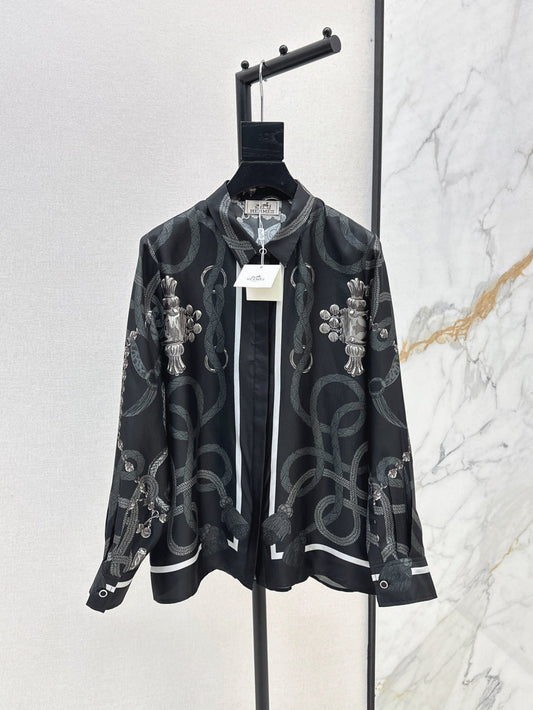 Herm 25ss silk shirt