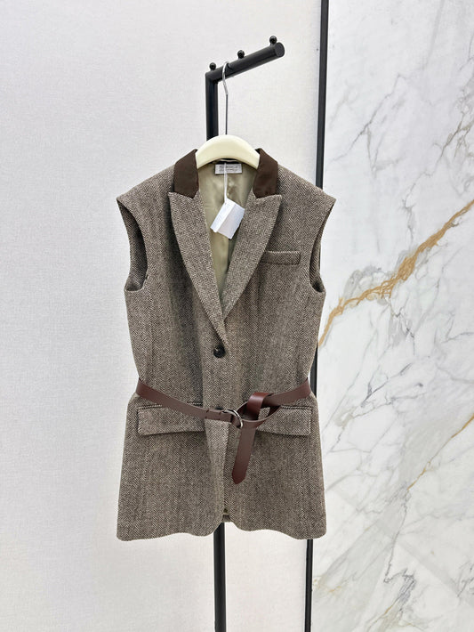 Brun 25fw wool vest