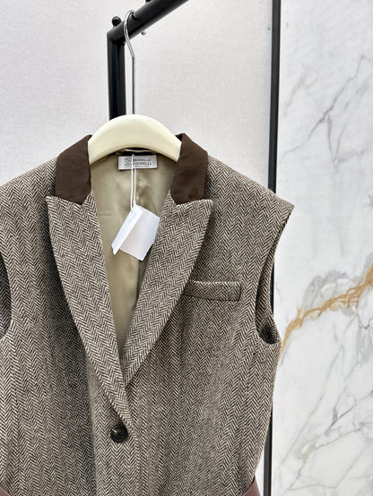 Brun 25fw wool vest