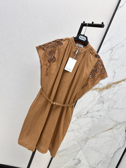 Max 25ss embroidered dress