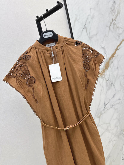 Max 25ss embroidered dress