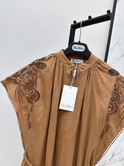 Max 25ss embroidered dress