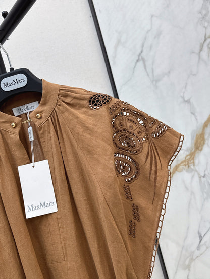 Max 25ss embroidered dress