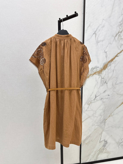 Max 25ss embroidered dress