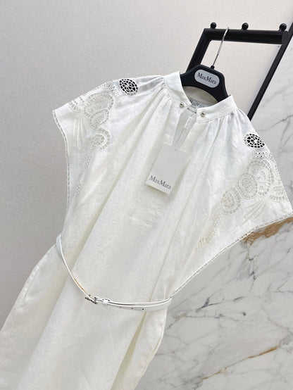 Max 25ss embroidered dress