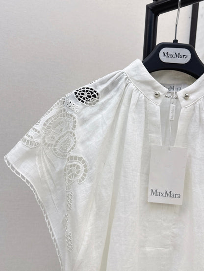 Max 25ss embroidered dress