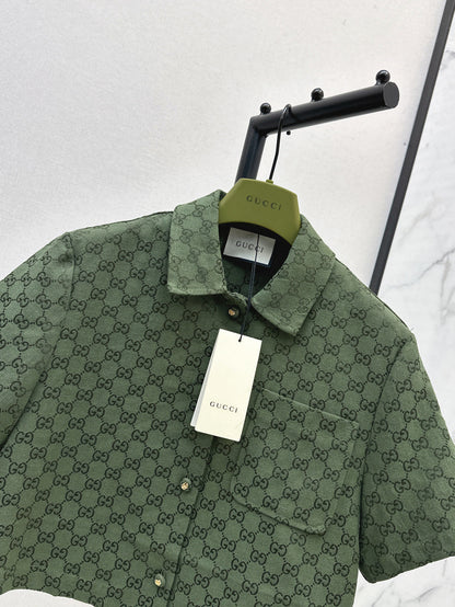 Guc 25fw jacquard shirt