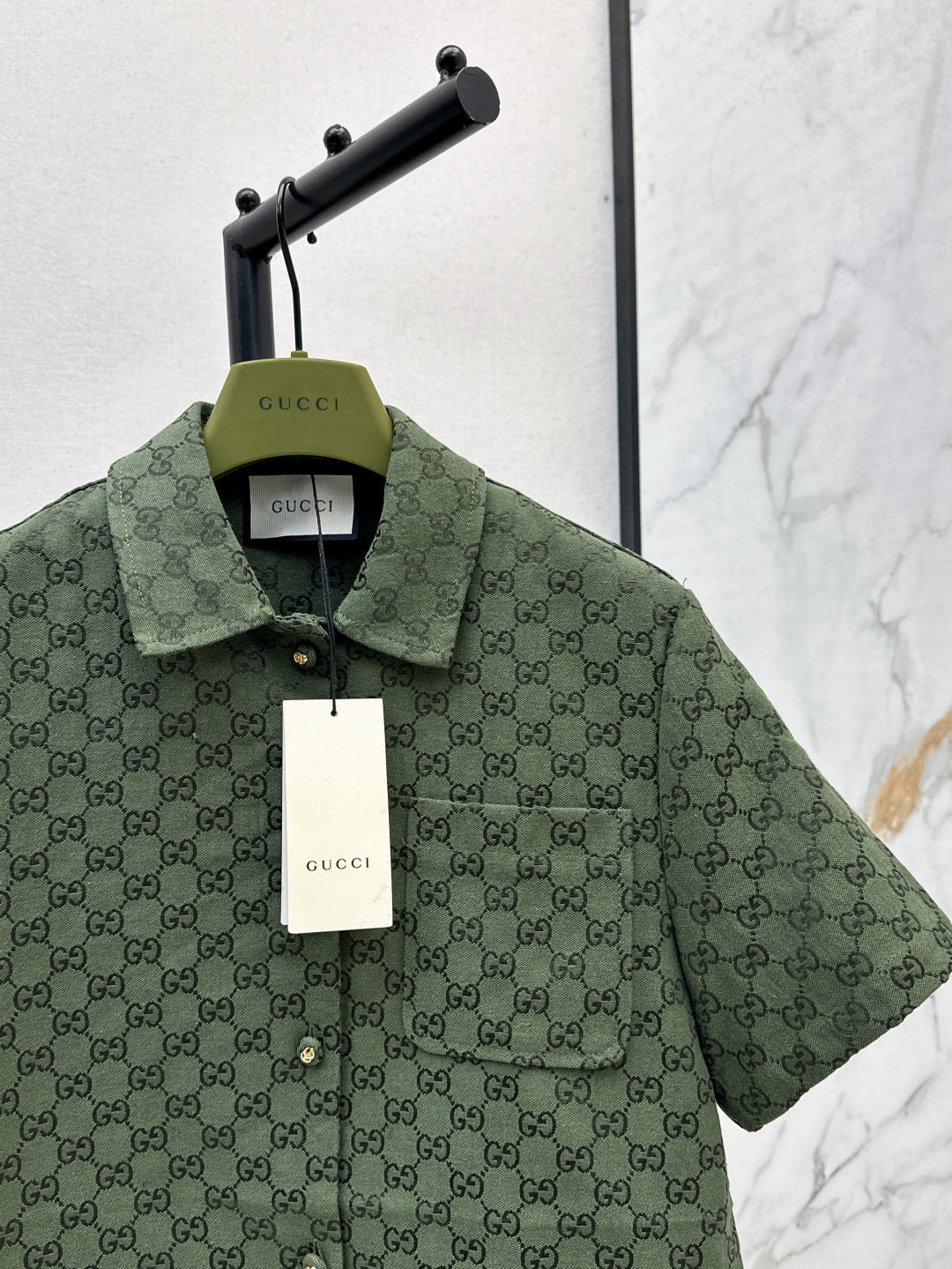Guc 25fw jacquard shirt