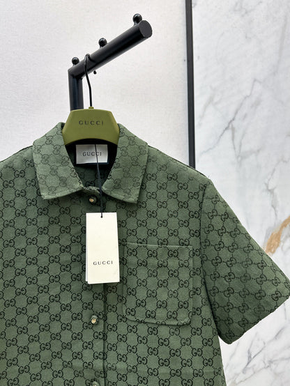 Guc 25fw jacquard shirt