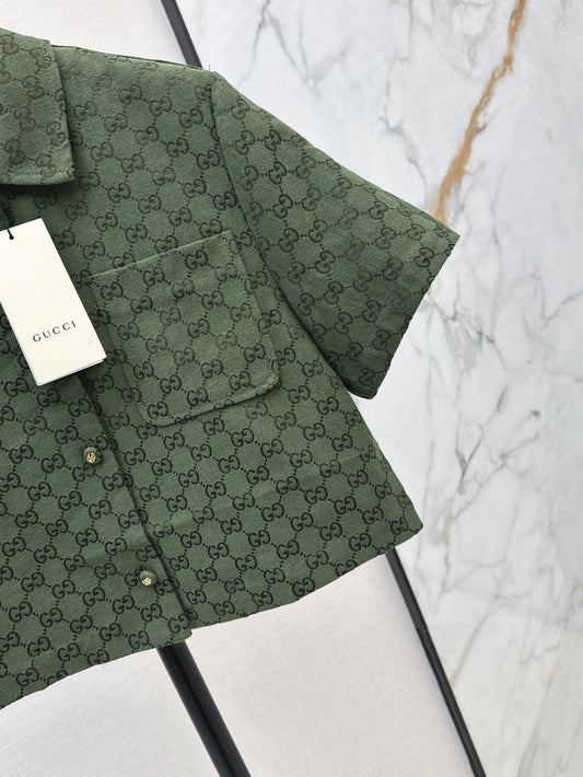 Guc 25fw jacquard shirt