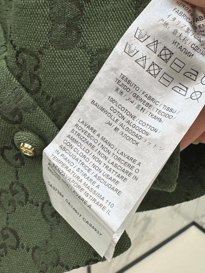 Guc 25fw jacquard shirt