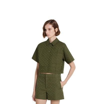 Guc 25fw jacquard shirt