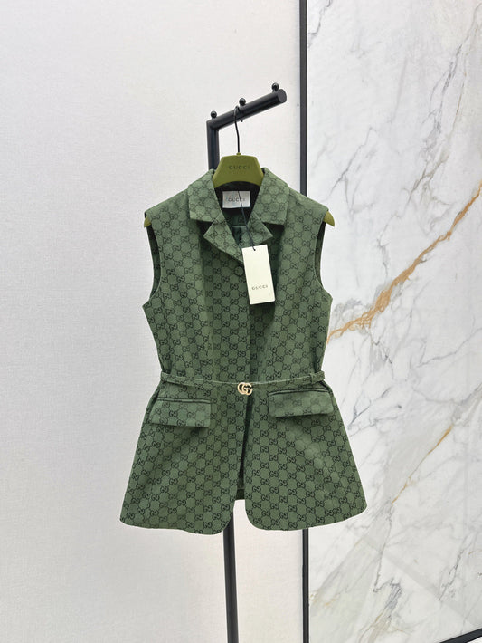 Guc 25fw jacquard vest