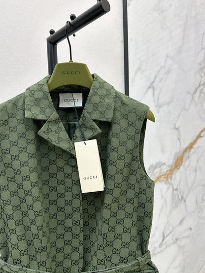 Guc 25fw jacquard vest