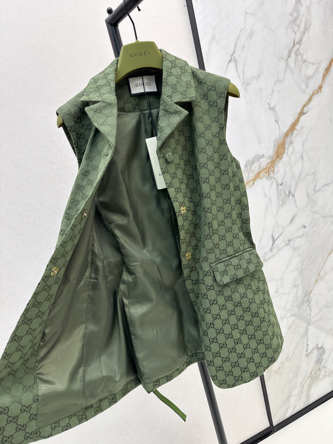 Guc 25fw jacquard vest
