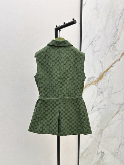 Guc 25fw jacquard vest