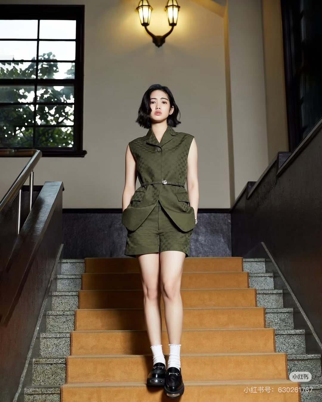Guc 25fw jacquard vest