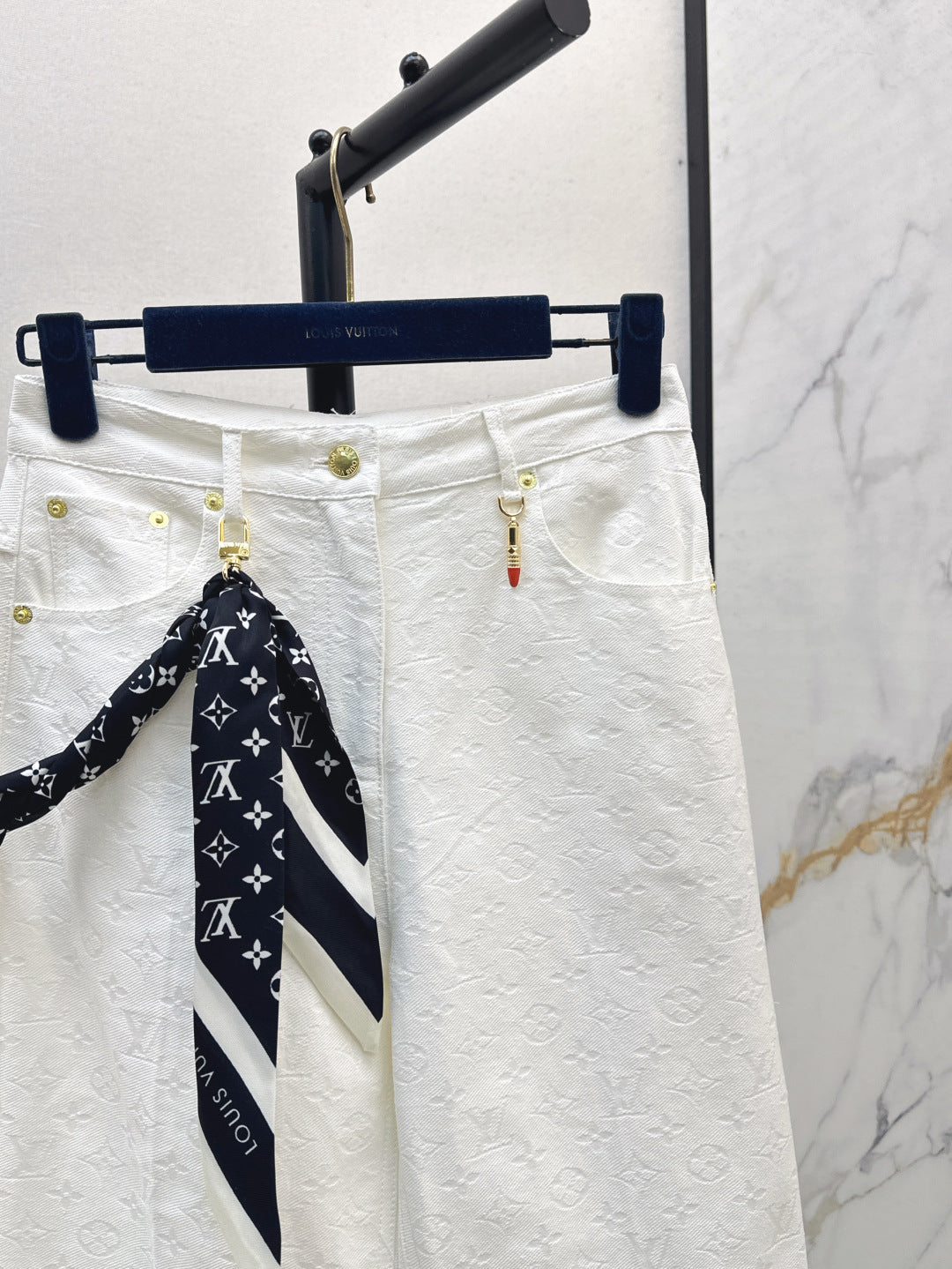Louis 25fw jacquard jeans