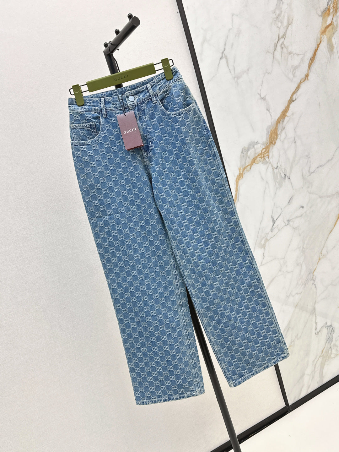 Guc 25fw jacquard jeans