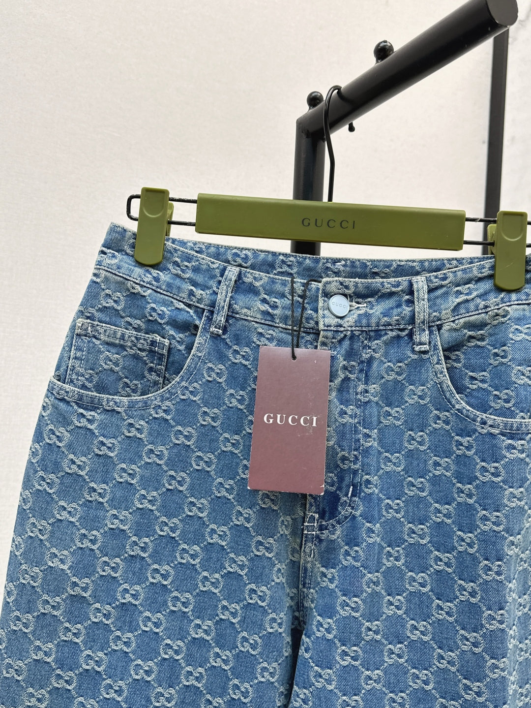 Guc 25fw jacquard jeans