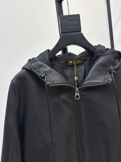 Loro 25fw leather jacket