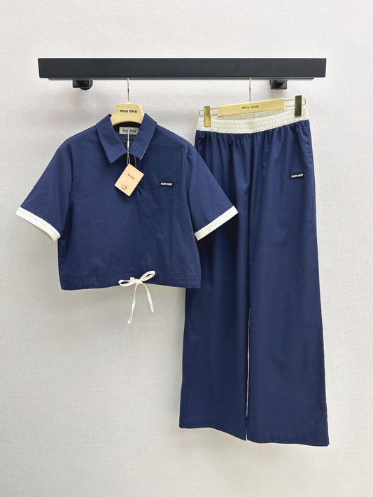 Miu 25ss drawstring suit