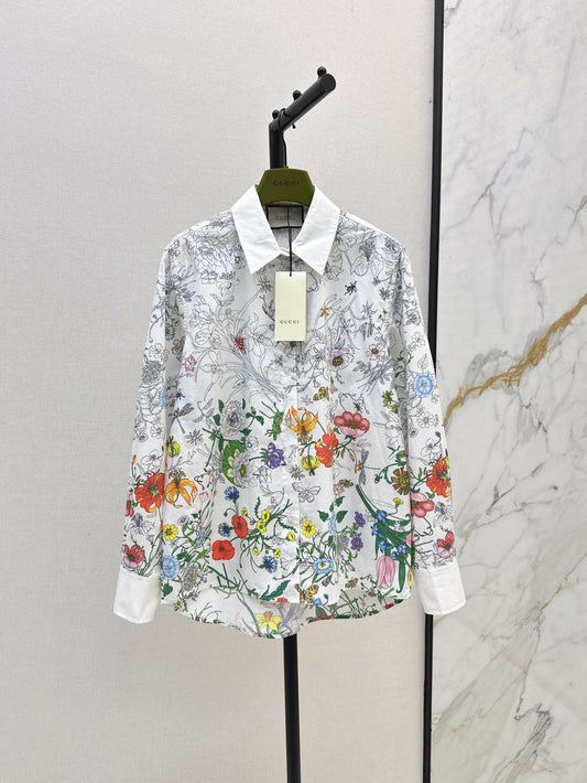 Guc 25ss printed shirt