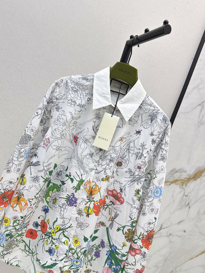 Guc 25ss printed shirt