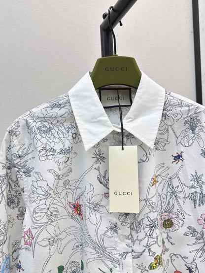 Guc 25ss printed shirt