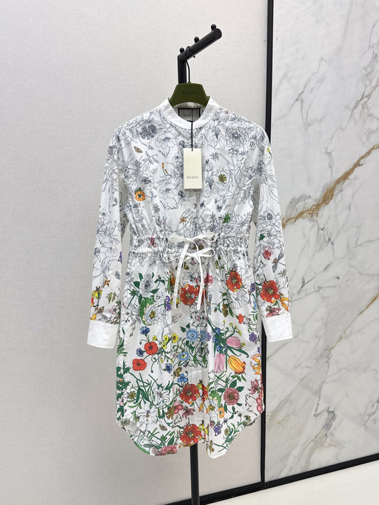 Guc 25ss printed dress