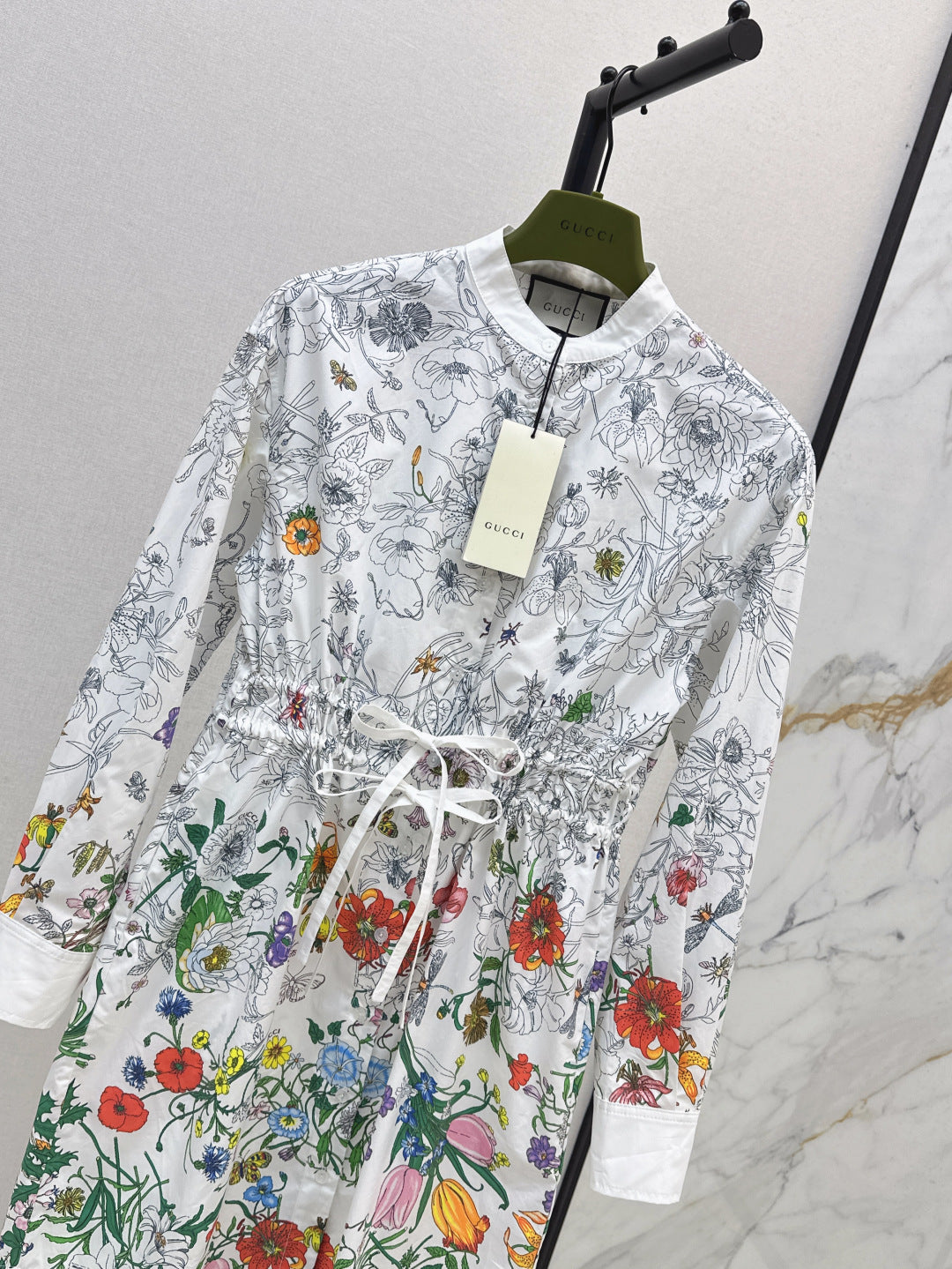 Guc 25ss printed dress