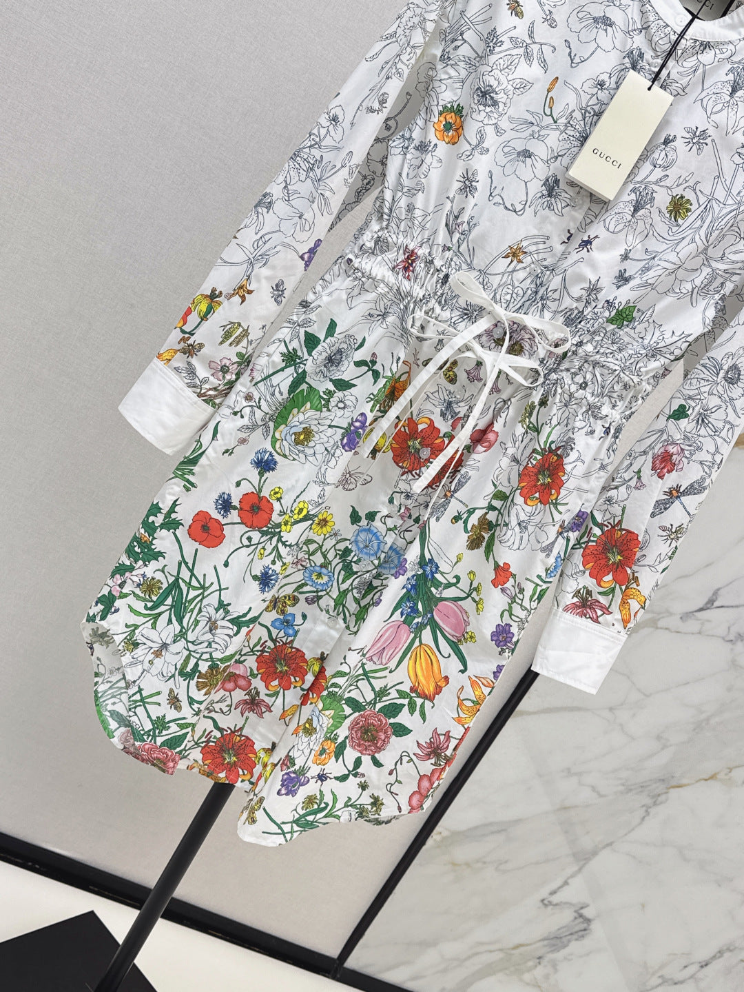 Guc 25ss printed dress