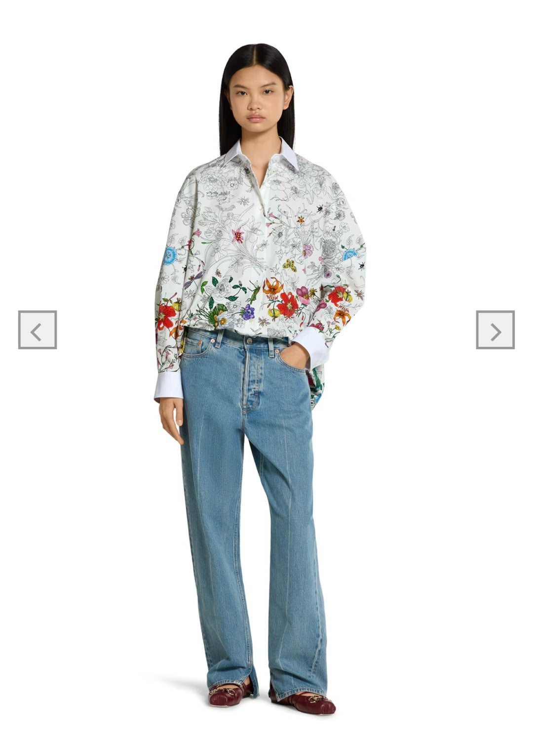 Guc 25ss printed shirt