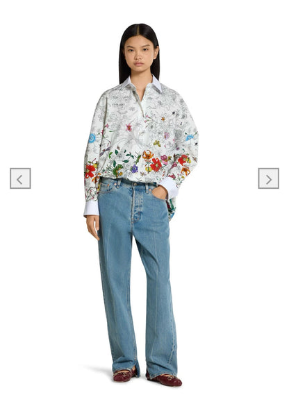 Guc 25ss printed shirt