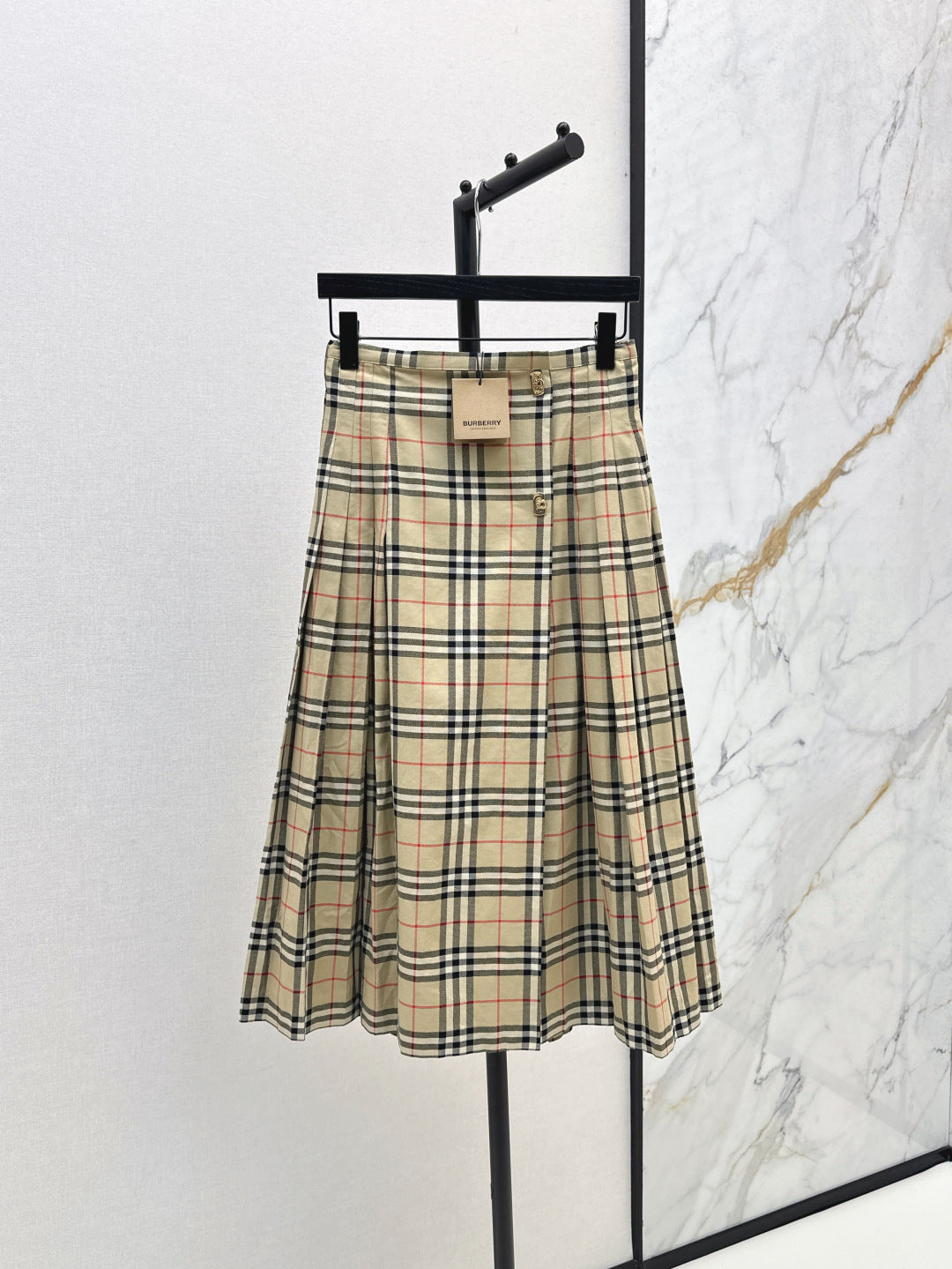 Bur 25fw printed skirt