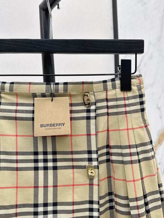 Bur 25fw printed skirt