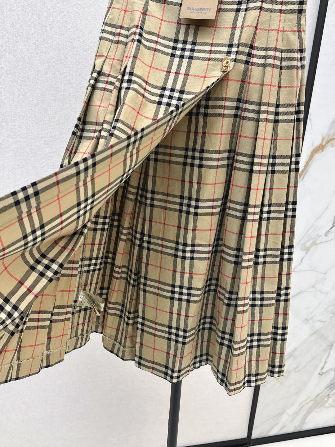 Bur 25fw printed skirt