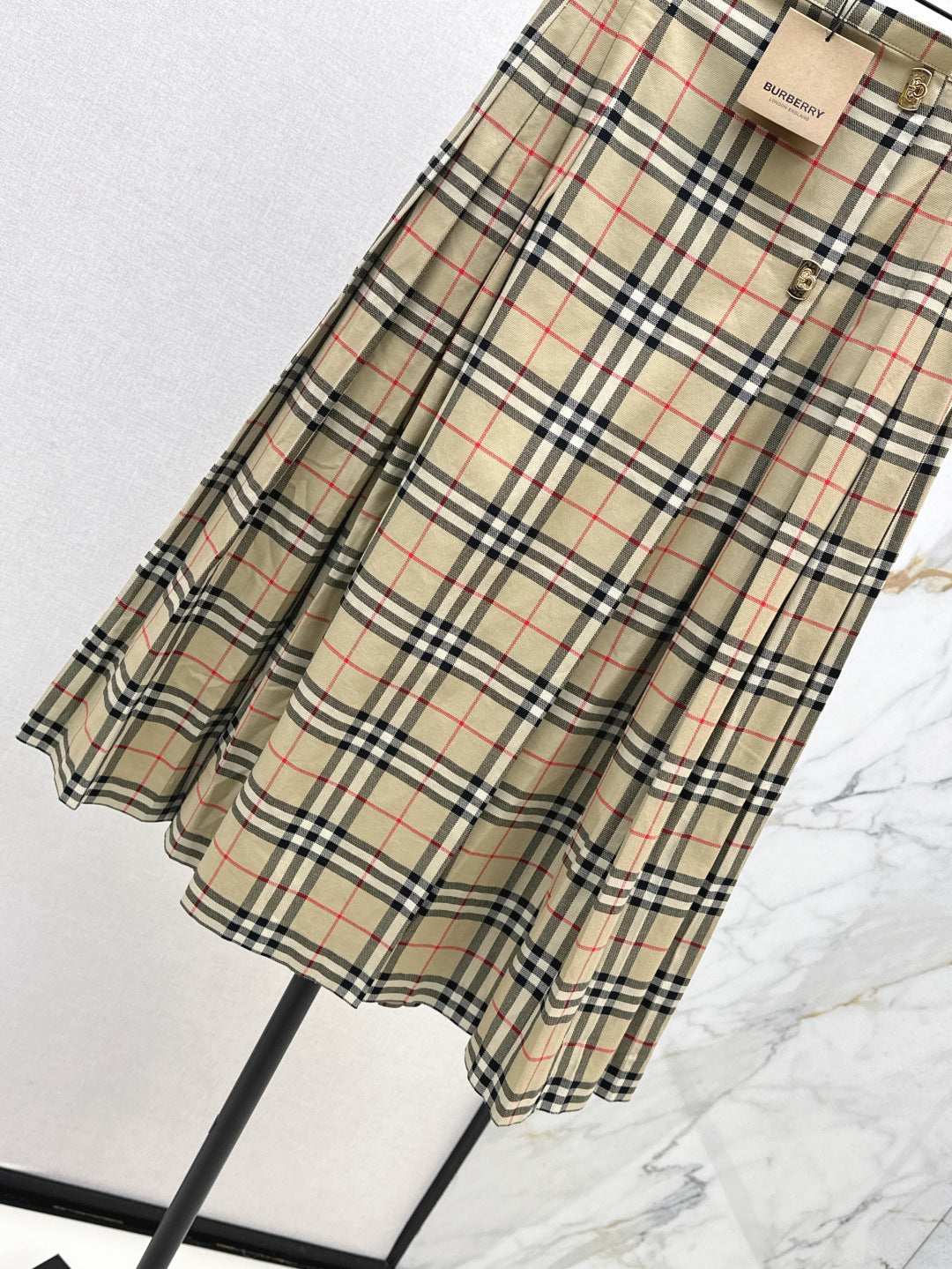 Bur 25fw printed skirt
