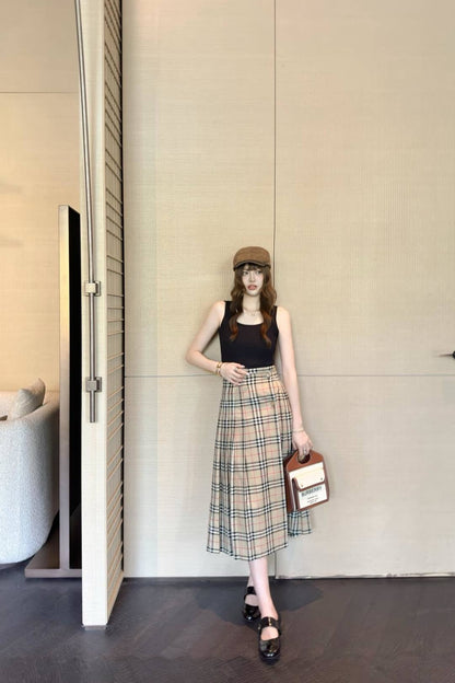 Bur 25fw printed skirt