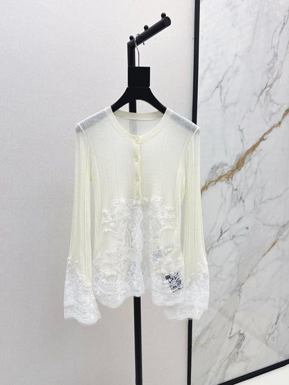 Es 25fw lace cardigan