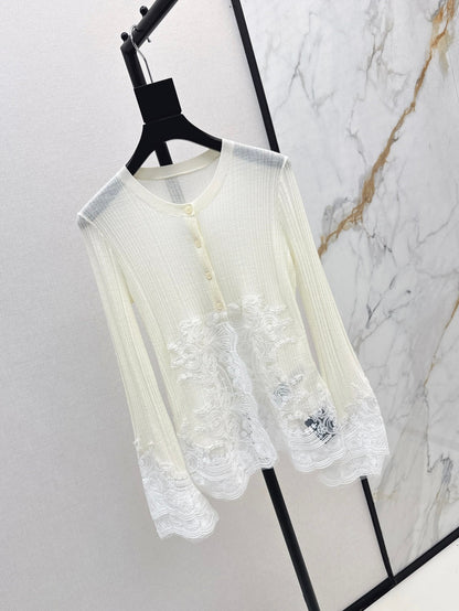 Es 25fw lace cardigan