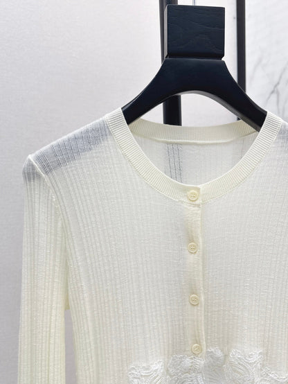 Es 25fw lace cardigan