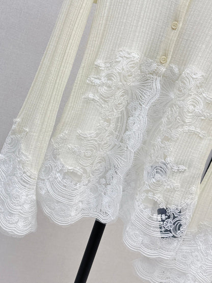 Es 25fw lace cardigan