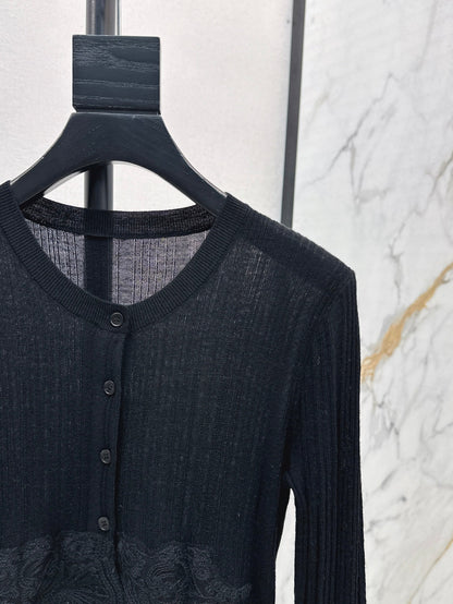 Es 25fw lace cardigan